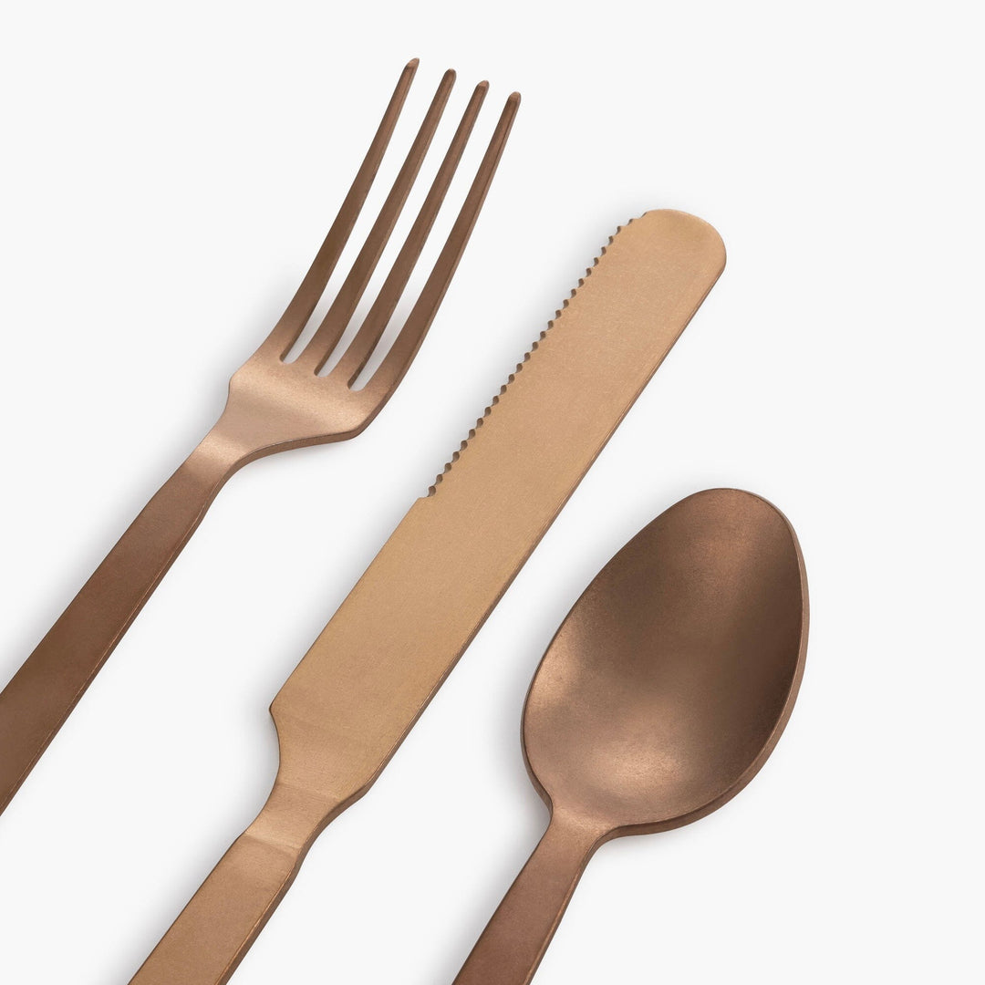 Barebones Copper Flatware (Set of 2)