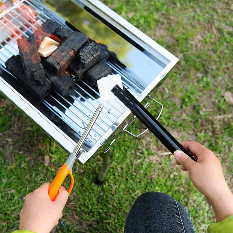 PUREQ "HOMER" CHARCOAL TONGS