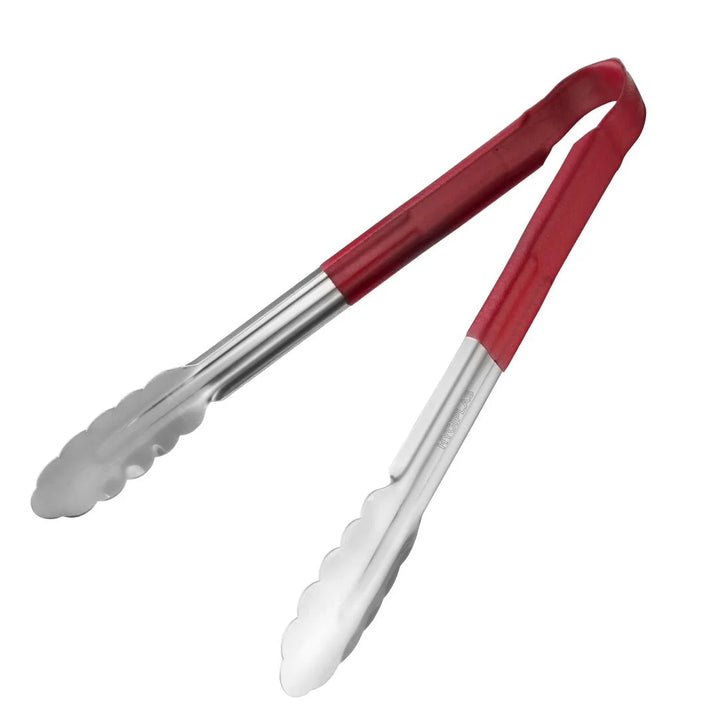 Hygiplas Colour Coded Serving Tong Red 405mm Red