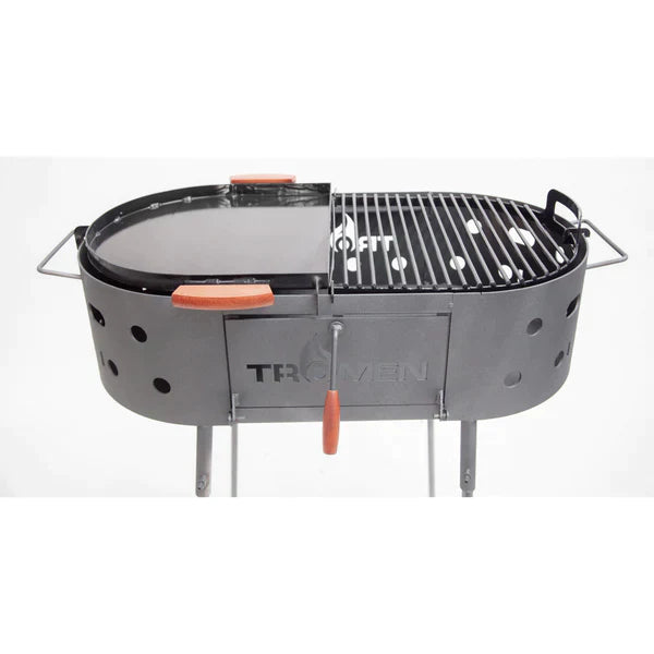 Tromen Duomo Oval Grill with Hanging Rack